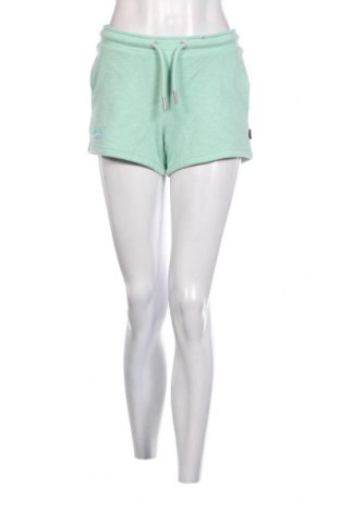 Дамски къс панталон Superdry, Размер S, Цвят Зелен, Цена 22,44 лв.