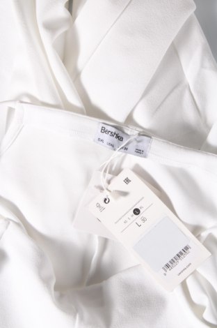 Дамски панталон Bershka, Размер L, Цвят Бял, Цена 17,94 лв.