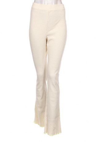 Damenhose Bershka, Größe XL, Farbe Ecru, Preis 6,64 €