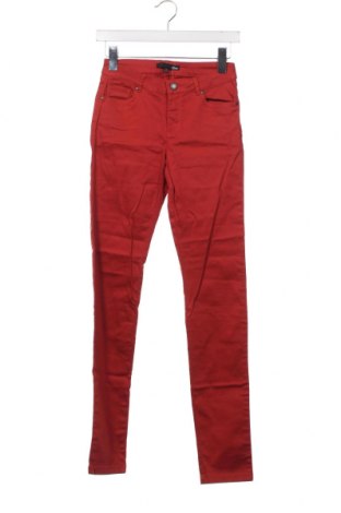 Дамски панталон Etam, Размер XXS, Цвят Червен, Цена 13,92 лв.