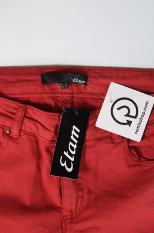 Γυναικείο παντελόνι Etam, Μέγεθος XS, Χρώμα Κόκκινο, Τιμή 7,62 €