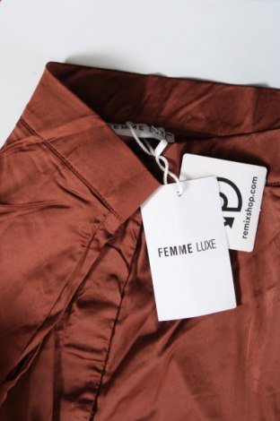 Γυναικείο παντελόνι Femme Luxe, Μέγεθος M, Χρώμα Καφέ, Τιμή 23,71 €