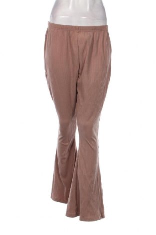 Γυναικείο παντελόνι Glamorous, Μέγεθος L, Χρώμα  Μπέζ, Τιμή 4,93 €