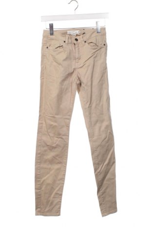 Дамски панталон H&M L.O.G.G., Размер XS, Цвят Бежов, Цена 4,35 лв.