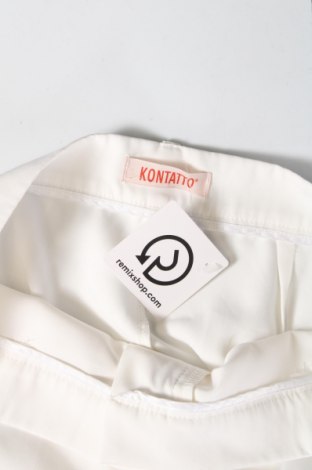 Дамски панталон Kontatto, Размер M, Цвят Бял, Цена 87,00 лв.