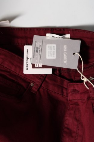Дамски панталон Nina Carter, Размер M, Цвят Червен, Цена 9,73 лв.