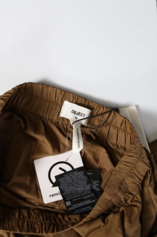 Γυναικείο παντελόνι Object, Μέγεθος XS, Χρώμα Καφέ, Τιμή 7,62 €