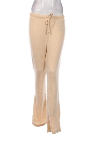 Γυναικείο παντελόνι Pieces, Μέγεθος L, Χρώμα Εκρού, Τιμή 5,57 €