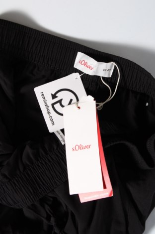 Γυναικείο παντελόνι S.Oliver, Μέγεθος M, Χρώμα Μαύρο, Τιμή 29,15 €
