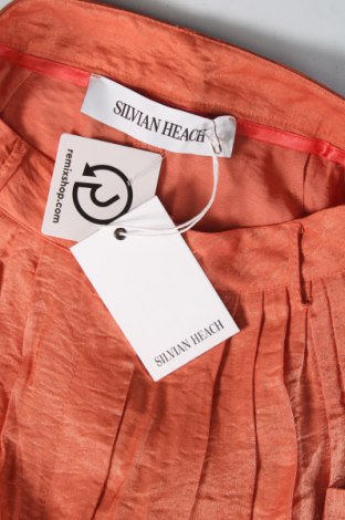 Дамски панталон Silvian Heach, Размер XS, Цвят Червен, Цена 17,52 лв.