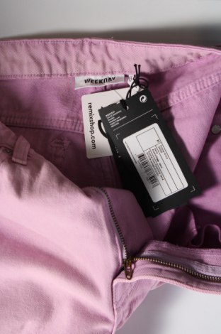 Γυναικείο παντελόνι Weekday, Μέγεθος S, Χρώμα Ρόζ , Τιμή 10,99 €