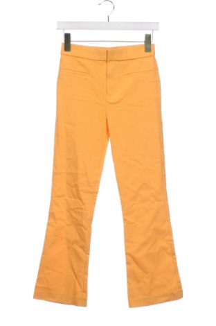 Дамски панталон Zara, Размер XS, Цвят Жълт, Цена 20,00 лв.