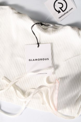 Damentop Glamorous, Größe M, Farbe Weiß, Preis 4,63 €