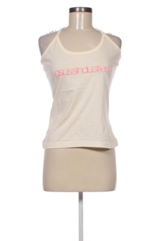 Γυναικείο αμάνικο μπλουζάκι Gsus Sindustries, Μέγεθος S, Χρώμα Εκρού, Τιμή 4,63 €