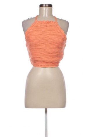 Γυναικείο αμάνικο μπλουζάκι Hollister, Μέγεθος L, Χρώμα Πορτοκαλί, Τιμή 3,59 €