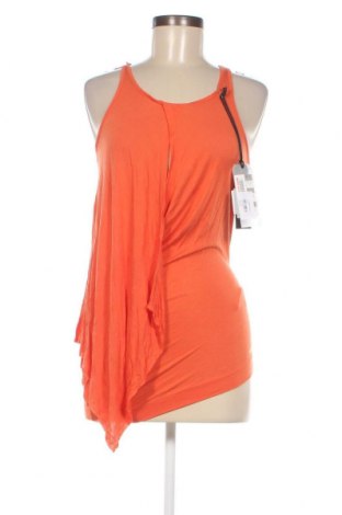 Γυναικείο αμάνικο μπλουζάκι Miss Sixty, Μέγεθος XS, Χρώμα Πορτοκαλί, Τιμή 4,49 €