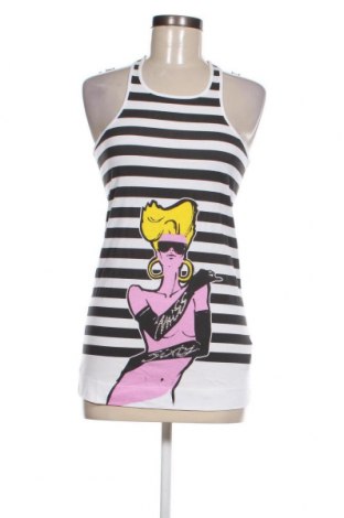 Γυναικείο αμάνικο μπλουζάκι Miss Sixty, Μέγεθος XS, Χρώμα Πολύχρωμο, Τιμή 9,87 €
