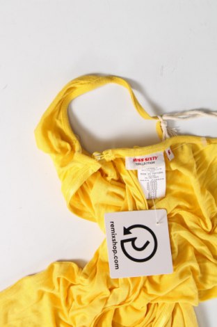 Γυναικείο αμάνικο μπλουζάκι Miss Sixty, Μέγεθος S, Χρώμα Κίτρινο, Τιμή 6,58 €