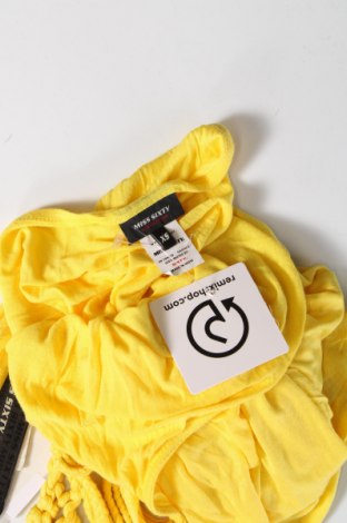 Γυναικείο αμάνικο μπλουζάκι Miss Sixty, Μέγεθος XS, Χρώμα Κίτρινο, Τιμή 6,58 €