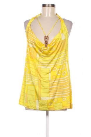 Γυναικείο αμάνικο μπλουζάκι Miss Sixty, Μέγεθος M, Χρώμα Κίτρινο, Τιμή 6,58 €