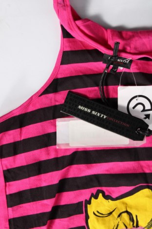 Γυναικείο αμάνικο μπλουζάκι Miss Sixty, Μέγεθος XS, Χρώμα Ρόζ , Τιμή 8,07 €