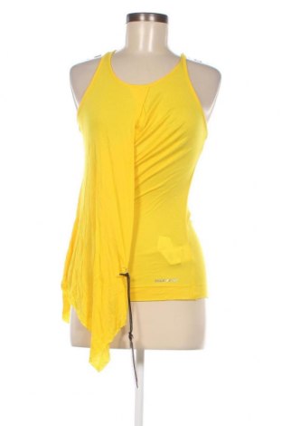 Γυναικείο αμάνικο μπλουζάκι Miss Sixty, Μέγεθος XS, Χρώμα Κίτρινο, Τιμή 5,98 €