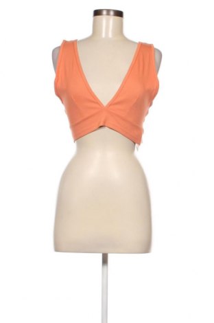 Γυναικείο αμάνικο μπλουζάκι Monki, Μέγεθος L, Χρώμα Πορτοκαλί, Τιμή 5,09 €