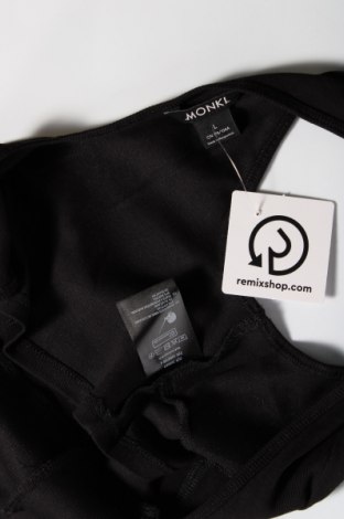 Γυναικείο αμάνικο μπλουζάκι Monki, Μέγεθος L, Χρώμα Μαύρο, Τιμή 4,70 €