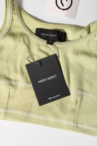 Tricou de damă NIGHT ADDICT, Mărime M, Culoare Verde, Preț 15,26 Lei