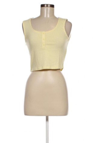 Γυναικείο αμάνικο μπλουζάκι Pieces, Μέγεθος M, Χρώμα Κίτρινο, Τιμή 3,06 €