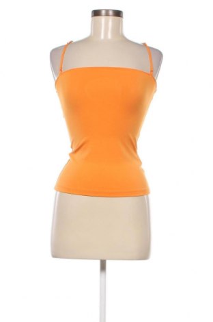 Γυναικείο αμάνικο μπλουζάκι Pimkie, Μέγεθος XS, Χρώμα Πορτοκαλί, Τιμή 3,57 €