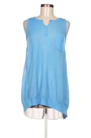Γυναικείο αμάνικο μπλουζάκι Silvian Heach, Μέγεθος S, Χρώμα Μπλέ, Τιμή 10,76 €