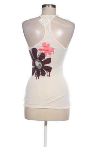 Γυναικείο αμάνικο μπλουζάκι Sixty, Μέγεθος M, Χρώμα Εκρού, Τιμή 4,11 €