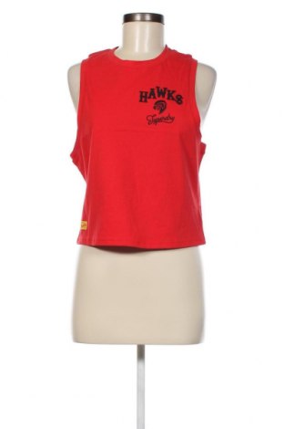 Γυναικείο αμάνικο μπλουζάκι Superdry, Μέγεθος M, Χρώμα Κόκκινο, Τιμή 6,96 €
