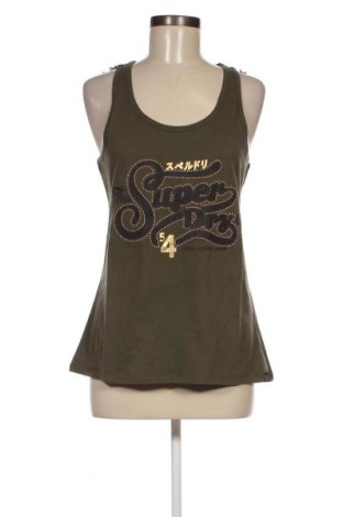 Γυναικείο αμάνικο μπλουζάκι Superdry, Μέγεθος M, Χρώμα Πράσινο, Τιμή 15,46 €