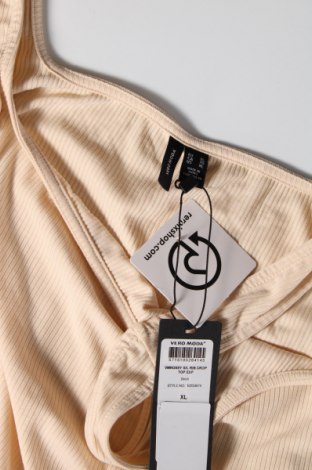 Tricou de damă Vero Moda, Mărime XL, Culoare Bej, Preț 15,99 Lei