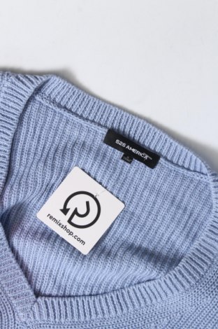 Damski sweter 525 America, Rozmiar S, Kolor Niebieski, Cena 15,48 zł