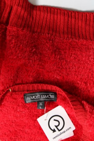 Γυναικείο πουλόβερ Almost Famous, Μέγεθος L, Χρώμα Κόκκινο, Τιμή 4,49 €