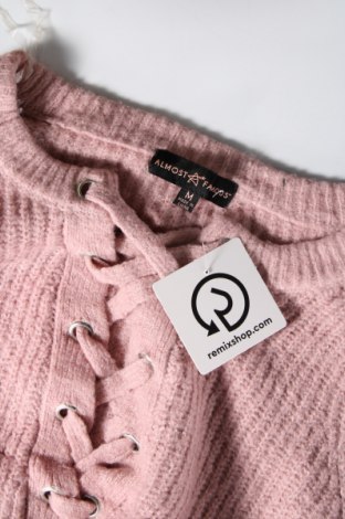 Дамски пуловер Almost Famous, Размер M, Цвят Розов, Цена 3,48 лв.