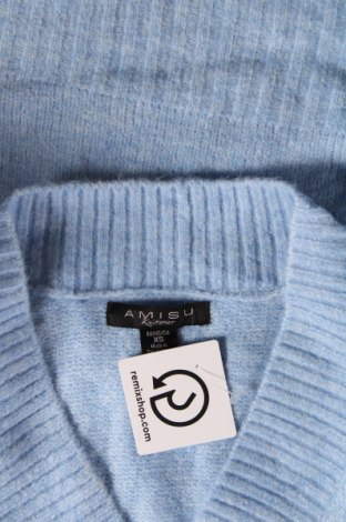Γυναικείο πουλόβερ Amisu, Μέγεθος XS, Χρώμα Μπλέ, Τιμή 3,05 €