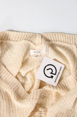 Γυναικείο πουλόβερ Better Be, Μέγεθος S, Χρώμα Εκρού, Τιμή 4,49 €
