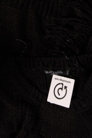 Дамски пуловер Brave Soul, Размер S, Цвят Черен, Цена 4,93 лв.
