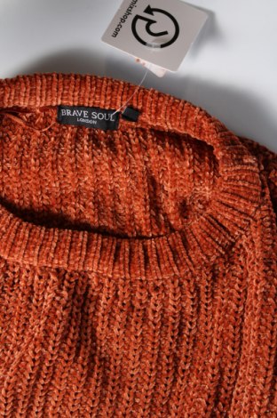 Γυναικείο πουλόβερ Brave Soul, Μέγεθος L, Χρώμα Πορτοκαλί, Τιμή 2,87 €