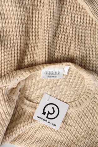 Γυναικείο πουλόβερ Canda, Μέγεθος L, Χρώμα  Μπέζ, Τιμή 2,15 €