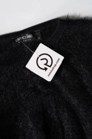 Дамски пуловер Capuccino, Размер M, Цвят Черен, Цена 29,00 лв.