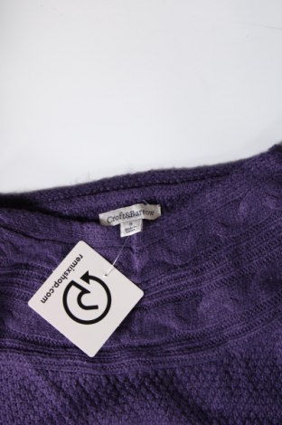 Γυναικείο πουλόβερ Croft & Barrow, Μέγεθος S, Χρώμα Βιολετί, Τιμή 4,49 €