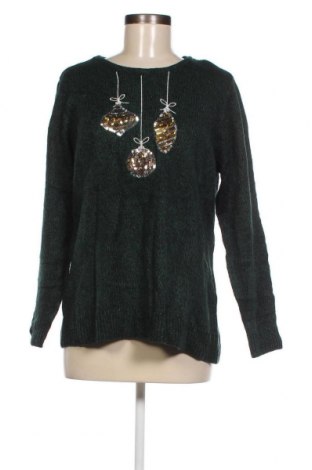Дамски пуловер Croft & Barrow, Размер L, Цвят Зелен, Цена 10,15 лв.