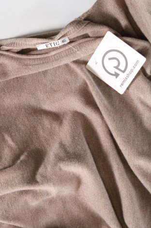 Γυναικείο πουλόβερ ETIC, Μέγεθος M, Χρώμα  Μπέζ, Τιμή 14,24 €