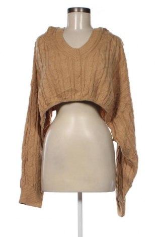 Дамски пуловер Fashion nova, Размер M, Цвят Кафяв, Цена 8,70 лв.