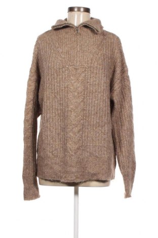 Дамски пуловер Gina, Размер L, Цвят Кафяв, Цена 6,09 лв.